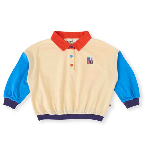 Goldie + Ace Relaxed Rugby Sweat Top 3-5Y